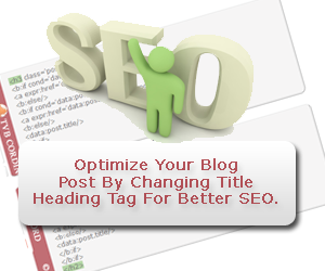 Blogger Title SEO 